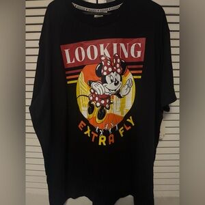 Disney Black XXL T-Shirt with Minnie